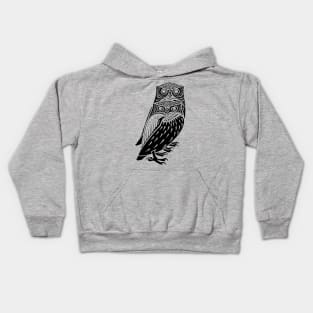 Vintage Owls Kids Hoodie